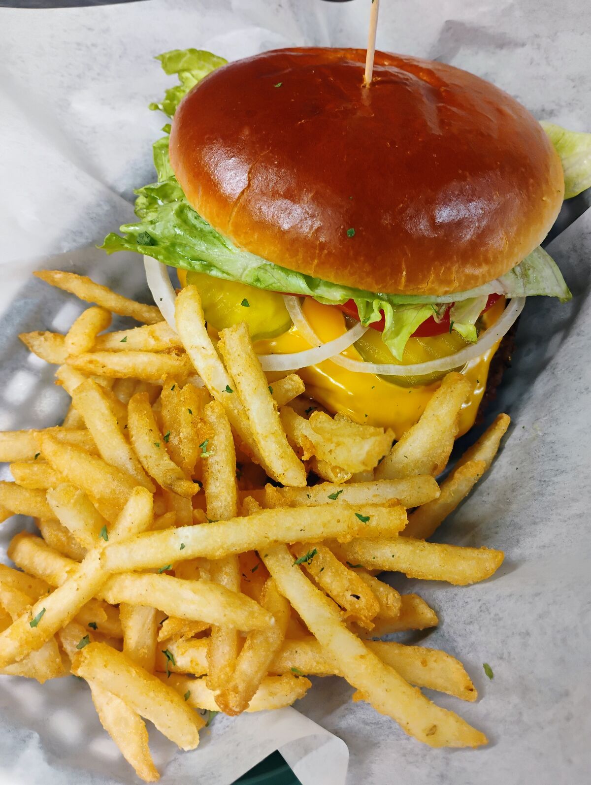 Burger with Fries